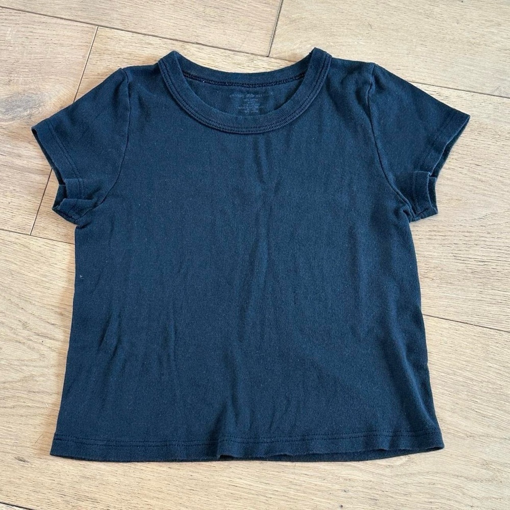 Black Brandy Melville Baby Tee